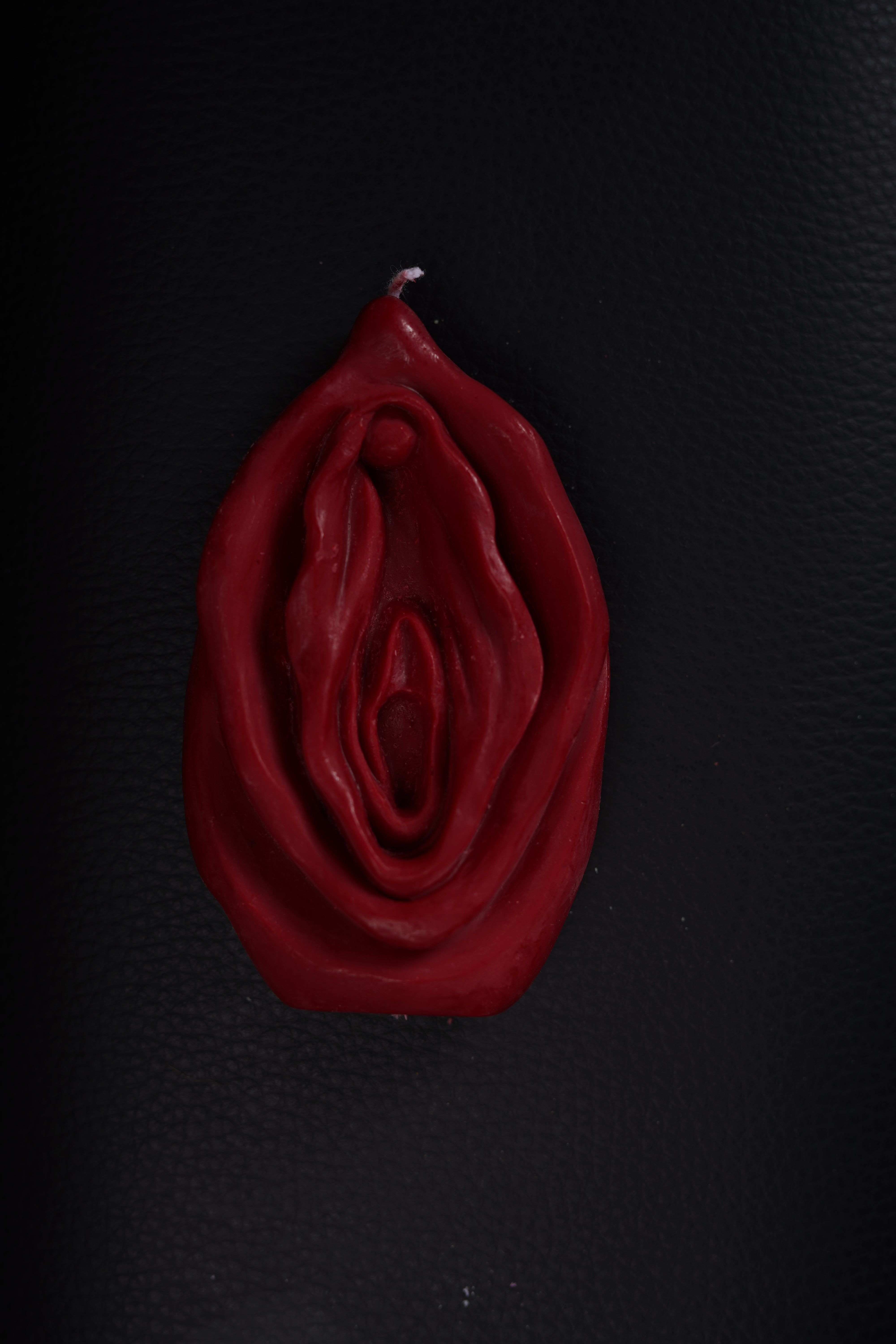 Vagina Kerze Dunkel Rot